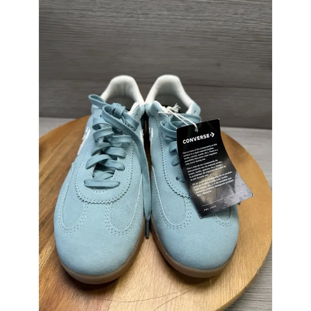 Converse Run Star Trainer Ox Suede Pool Blue Gum Womens 8 - Picture 8 of 9